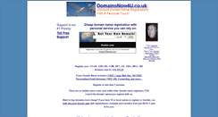 Desktop Screenshot of domainsnow4u.co.uk